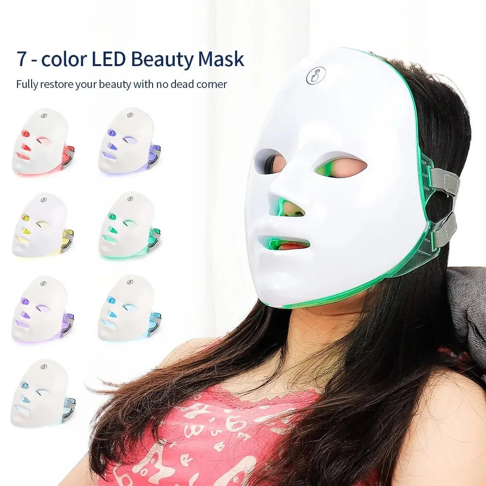 Facial Colorful LED Beauty Mask